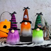 Halloween Cartoon-stil Einfacher Stil Kürbis Schädel Tuch Gruppe Karneval Ornamente main image 1