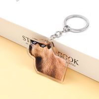 Cute Animal Arylic Unisex Bag Pendant Keychain sku image 3