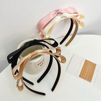 Simple Style Classic Style Solid Color Cloth Hair Band main image 3