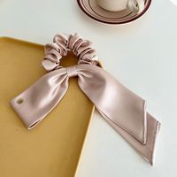 Simple Style Solid Color Bow Knot Cloth Hair Tie sku image 3