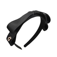 Simple Style Classic Style Solid Color Cloth Hair Band main image 2