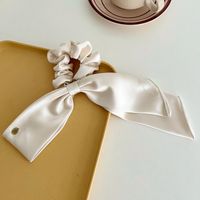 Simple Style Solid Color Bow Knot Cloth Hair Tie sku image 2