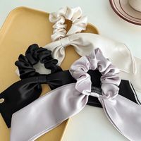 Simple Style Solid Color Bow Knot Cloth Hair Tie main image 2
