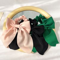 Basic Classic Style Solid Color Cloth Hair Tie main image 4