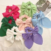 Basic Classic Style Solid Color Cloth Hair Tie main image 1