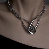 Simple Style Solid Color Alloy Plating Gold Plated Women's Necklace main image 2