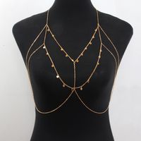 Modern Style Solid Color Alloy Plating Inlay Artificial Gemstones Women's Body Chain sku image 10
