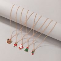 Christmas Series Snowman Socks Pendant Necklace sku image 11