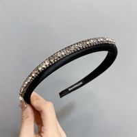 Feenhafter Stil Moderner Stil Farbblock Tuch Diamant Haarband sku image 1