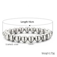 Simple Style Geometric Titanium Steel Bracelets In Bulk sku image 13
