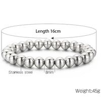 Simple Style Geometric Titanium Steel Bracelets In Bulk sku image 5