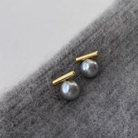 1 Pair Basic Round Plating Copper Gold Plated Ear Studs main image 1