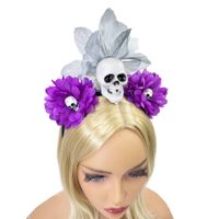 Simple Style Skull Cloth Patchwork Hair Band main image 2