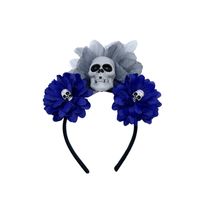 Simple Style Skull Cloth Patchwork Hair Band sku image 2