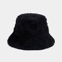 امرأة أنيق الأساسي اللون الصامد طنف كبيرة قبعة دلو sku image 1