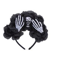 Funny Skull Cloth Patchwork Hair Band main image 1