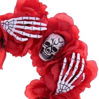 Funny Skull Cloth Patchwork Hair Band main image 2