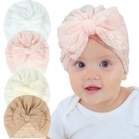Children Unisex Cartoon Style Cute Simple Style Bow Knot Jacquard Baby Hat main image 1