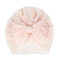 Children Unisex Cartoon Style Cute Simple Style Bow Knot Jacquard Baby Hat sku image 3