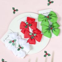 Ethnic Style Solid Color Bow Knot Cloth Hair Clip main image 3