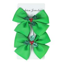 Ethnic Style Solid Color Bow Knot Cloth Hair Clip main image 2