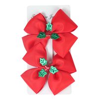 Ethnic Style Solid Color Bow Knot Cloth Hair Clip sku image 2