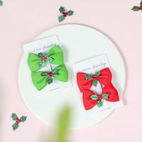 Ethnic Style Solid Color Bow Knot Cloth Hair Clip main image 4
