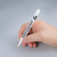White Oily Waterproof Non-fading Graffiti Marker Quick-drying Marker Pen main image 2