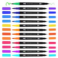 1 Set Solid Color Learning School Plastic Cartoon Style Vacation Art Hook Line Pen main image 2