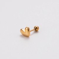 1 Piece Ear Cartilage Rings & Studs Retro Punk Korean Style Heart Shape Butterfly 316 Stainless Steel  Plating main image 3