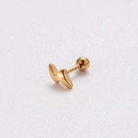 1 Piece Ear Cartilage Rings & Studs Retro Punk Korean Style Heart Shape Butterfly 316 Stainless Steel  Plating main image 8