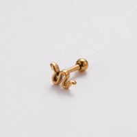 1 Piece Ear Cartilage Rings & Studs Retro Punk Korean Style Heart Shape Butterfly 316 Stainless Steel  Plating main image 7