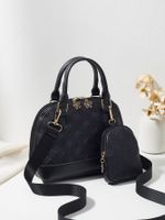 Women's All Seasons Pu Leather Elegant Shoulder Bag Handbag Dome Bag main image 3