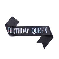New Letter Pattern Anniversary Crown Birthday Party Decorations sku image 21