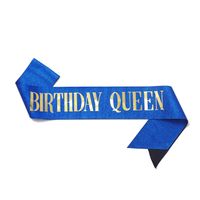 New Letter Pattern Anniversary Crown Birthday Party Decorations sku image 18