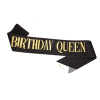 New Letter Pattern Anniversary Crown Birthday Party Decorations sku image 20