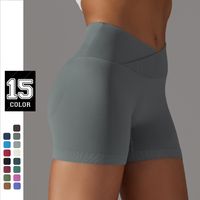 Sports Solid Color Nylon Active Bottoms Leggings main image 1