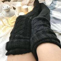 Women's Casual Solid Color Mohair Over The Knee Socks A Pair main image 5