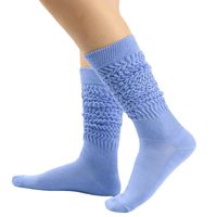 Women's Casual Solid Color Polyester Over The Knee Socks A Pair main image 5