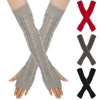 Women's Preppy Style Solid Color Gloves 1 Pair main image 1