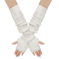 Women's Preppy Style Solid Color Gloves 1 Pair sku image 3