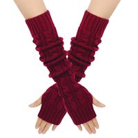 Women's Preppy Style Solid Color Gloves 1 Pair sku image 4