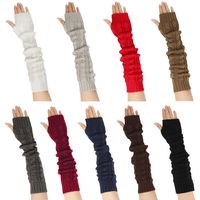 Women's Preppy Style Solid Color Gloves 1 Pair main image 4