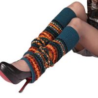 Women's Vintage Style Bohemian Geometric Wool Polyacrylonitrile Fiber Jacquard Over The Knee Socks A Pair main image 6