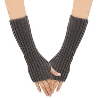Women's Modern Style Solid Color Gloves 1 Pair sku image 4