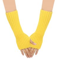 Women's Modern Style Solid Color Gloves 1 Pair sku image 12