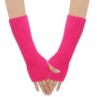 Women's Modern Style Solid Color Gloves 1 Pair sku image 9
