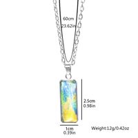 Style Simple Chat Alliage Patchwork Verre Femmes Pendentif main image 4