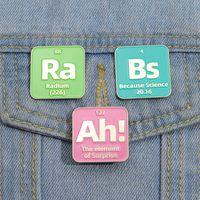 Basic Letter Alloy Plating Unisex Brooches main image 4