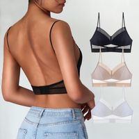 Solid Color Wireless Bra Sexy Gather Breathable Bra main image 1